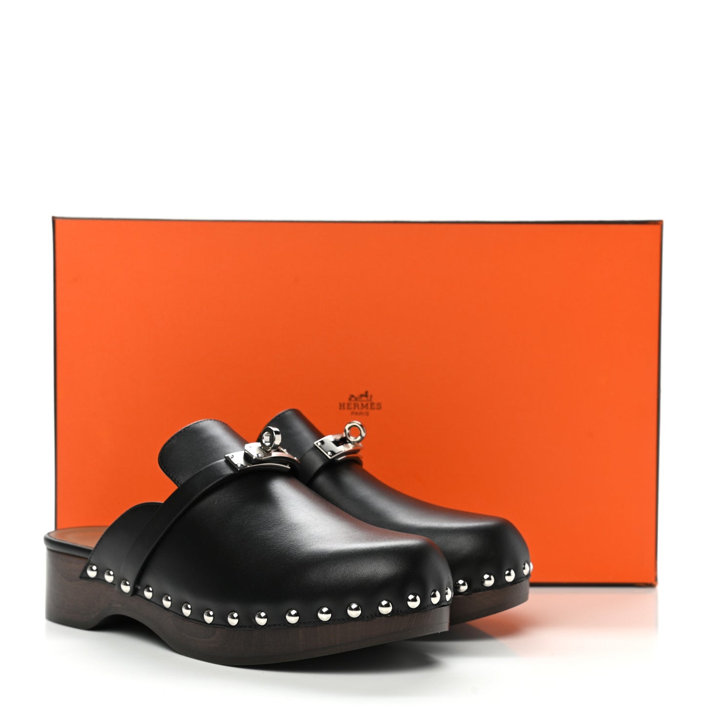 Calfskin Carlotta Mules 37 Black