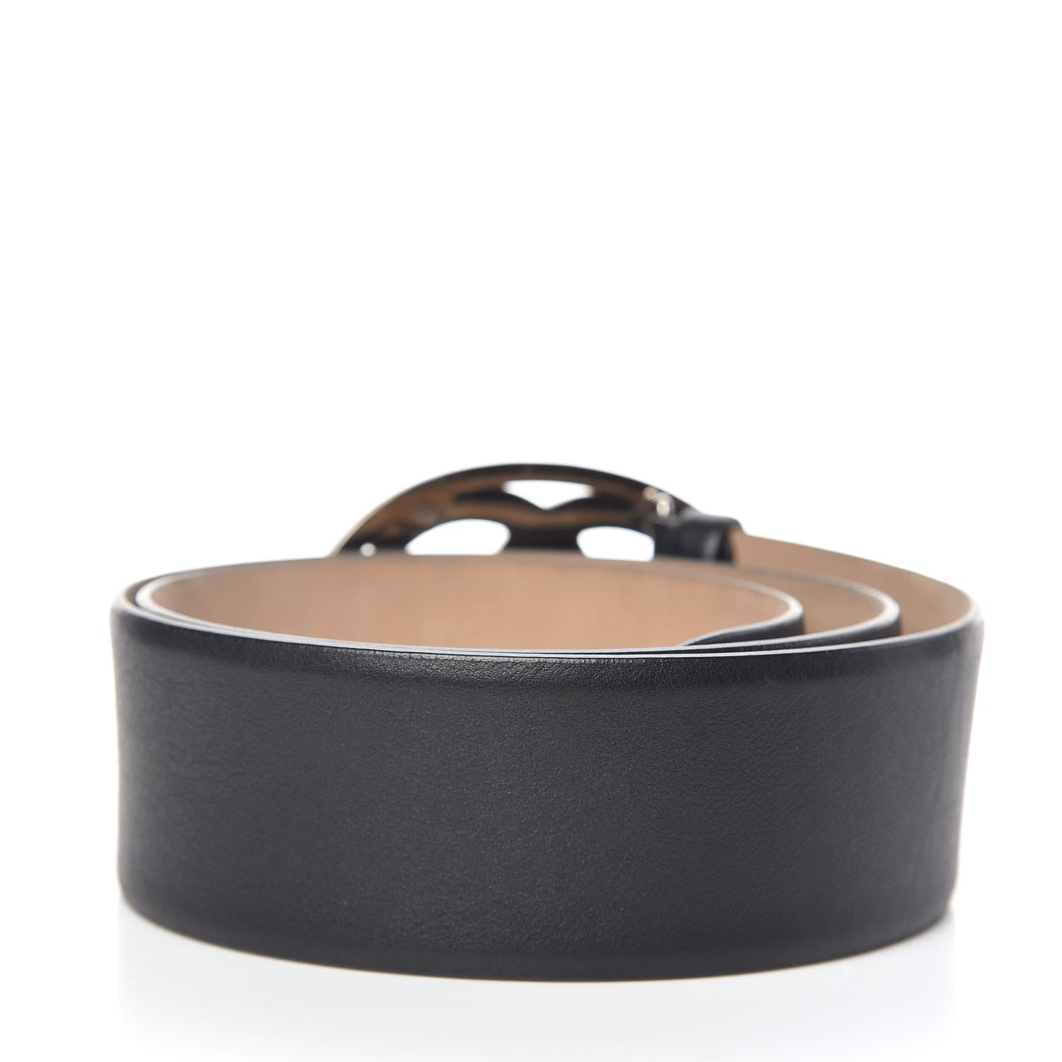 Chanel Calfskin CC Belt 80 32 Black 3 of 10