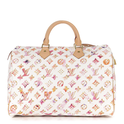 Louis Vuitton Watercolor Aquarelle Speedy 35 White 1 of 11