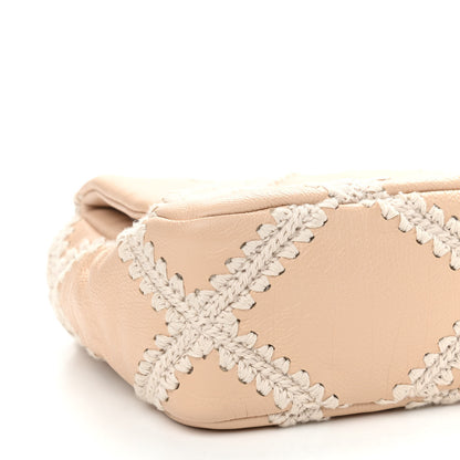 Chanel Calfskin Crochet Medium Chanel 19 Flap Beige 7 of 8