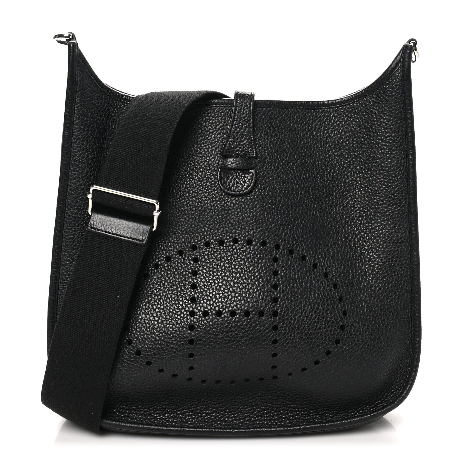 Hermes Taurillon Clemence Evelyne III PM Black 1 of 10