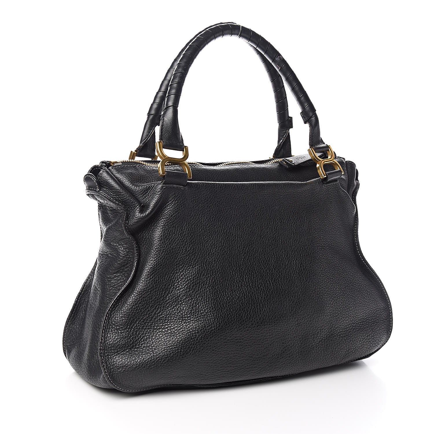 Chloe Calfskin Large Marcie Satchel Black 3 of 15