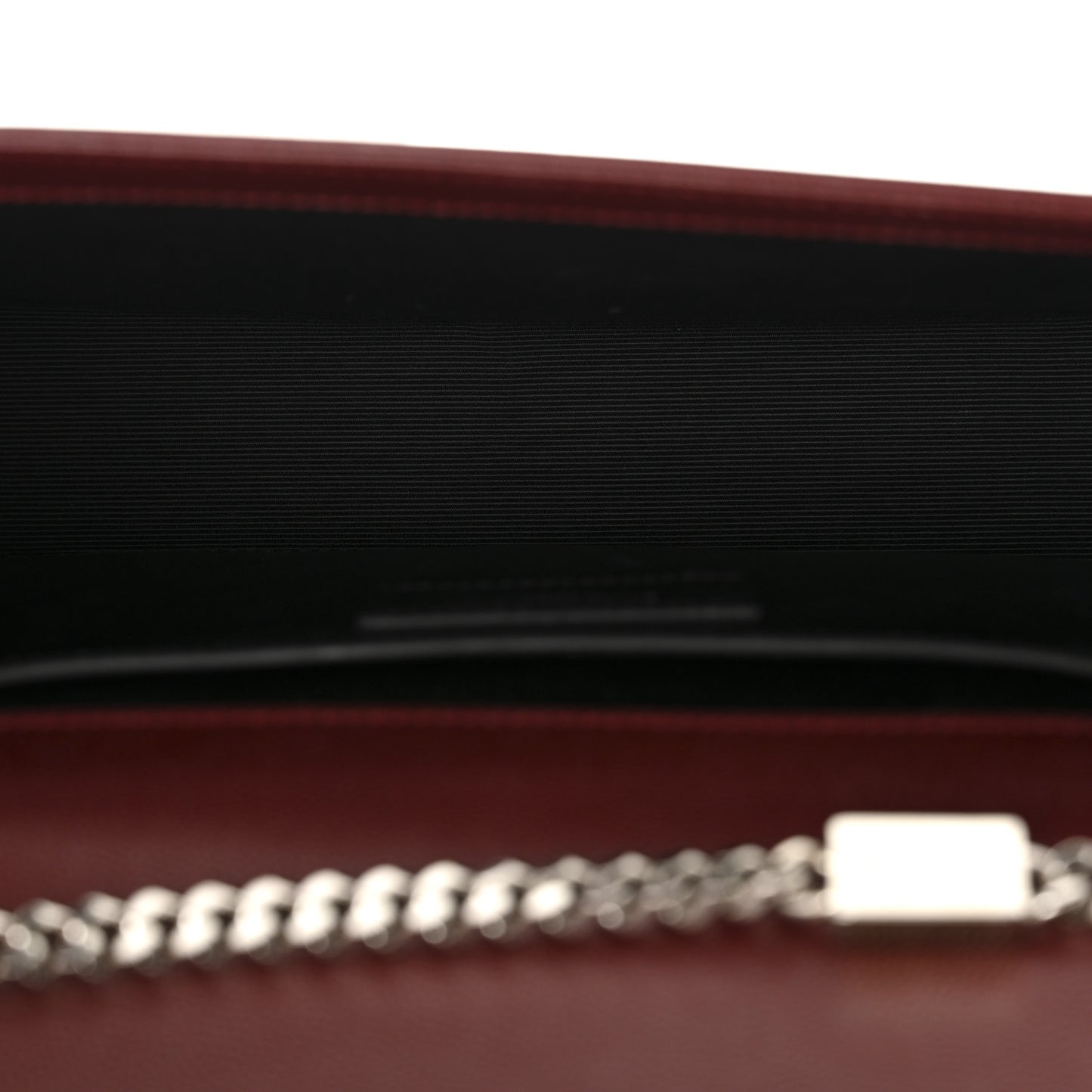 Grain De Poudre Medium Monogram Kate Satchel Dark Red