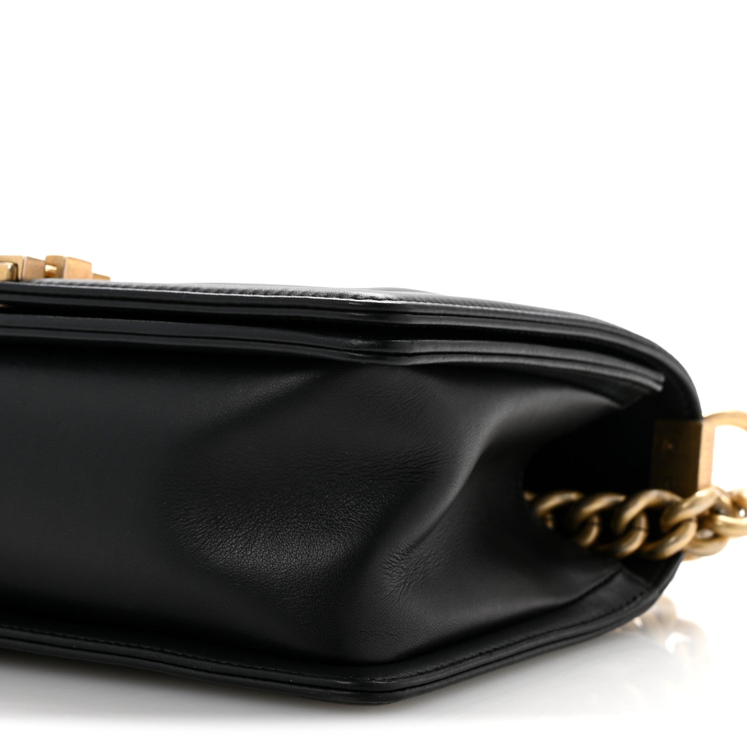 Chanel Lambskin Quilted Medium Boy Flap Black 10 of 13