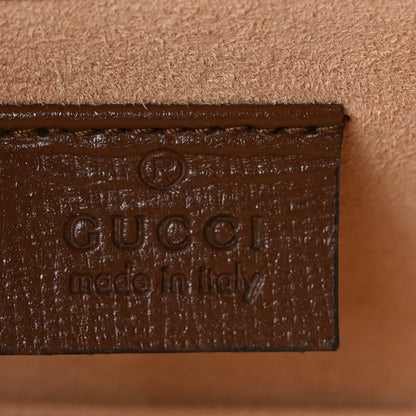 Gucci GG Supreme Monogram Mini Horsebit 1955 Shoulder Bag Beige Brown Sugar 6 of 10
