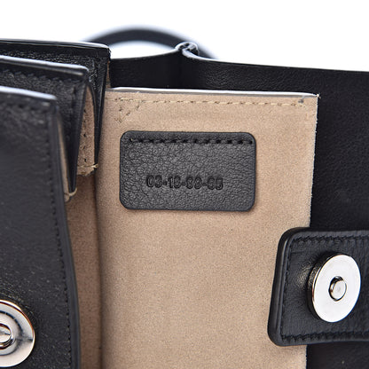 Chloe Suede Calfskin Mini Faye Bracelet Bag Black 7 of 10