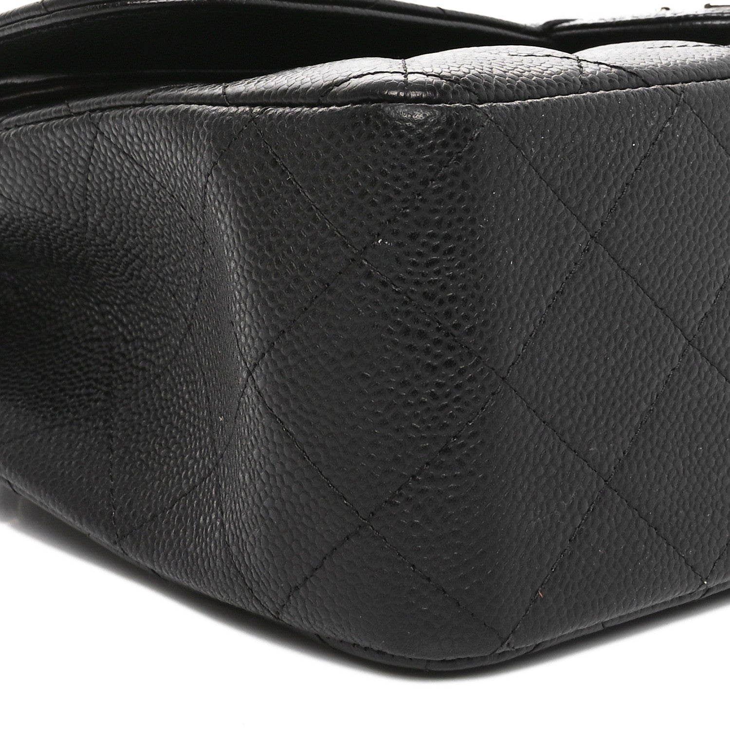 Chanel Caviar Quilted Jumbo Double Flap Black 9 of 11