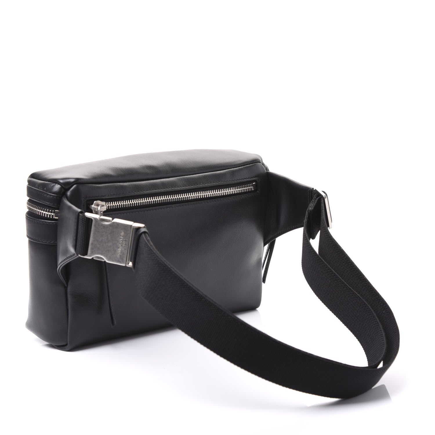 Saint Laurent Calfskin City Belt Bag Black 2 of 8