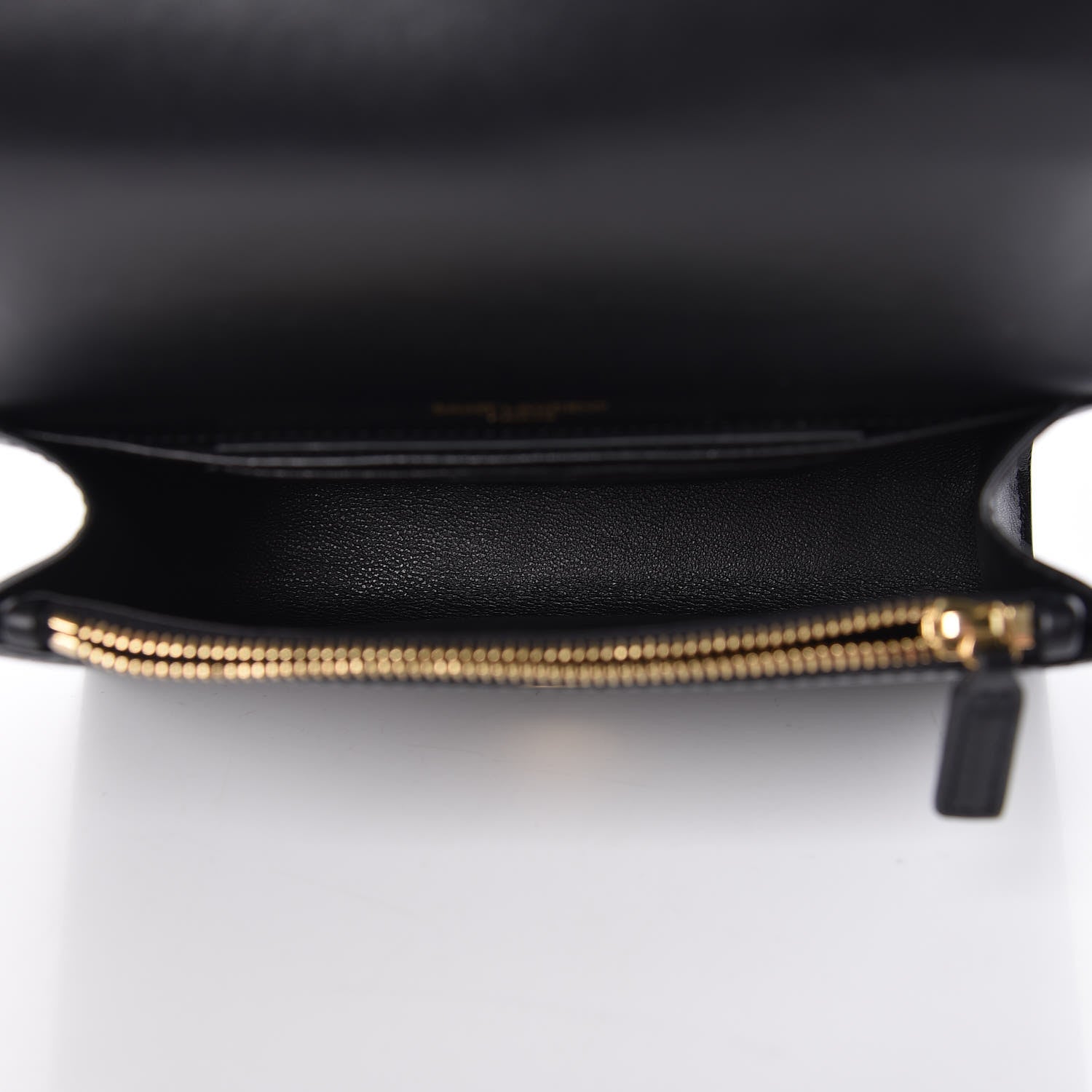Saint Laurent Smooth Calfskin Monogram Palm Tree Kate Belt Bag Black 7 of 8