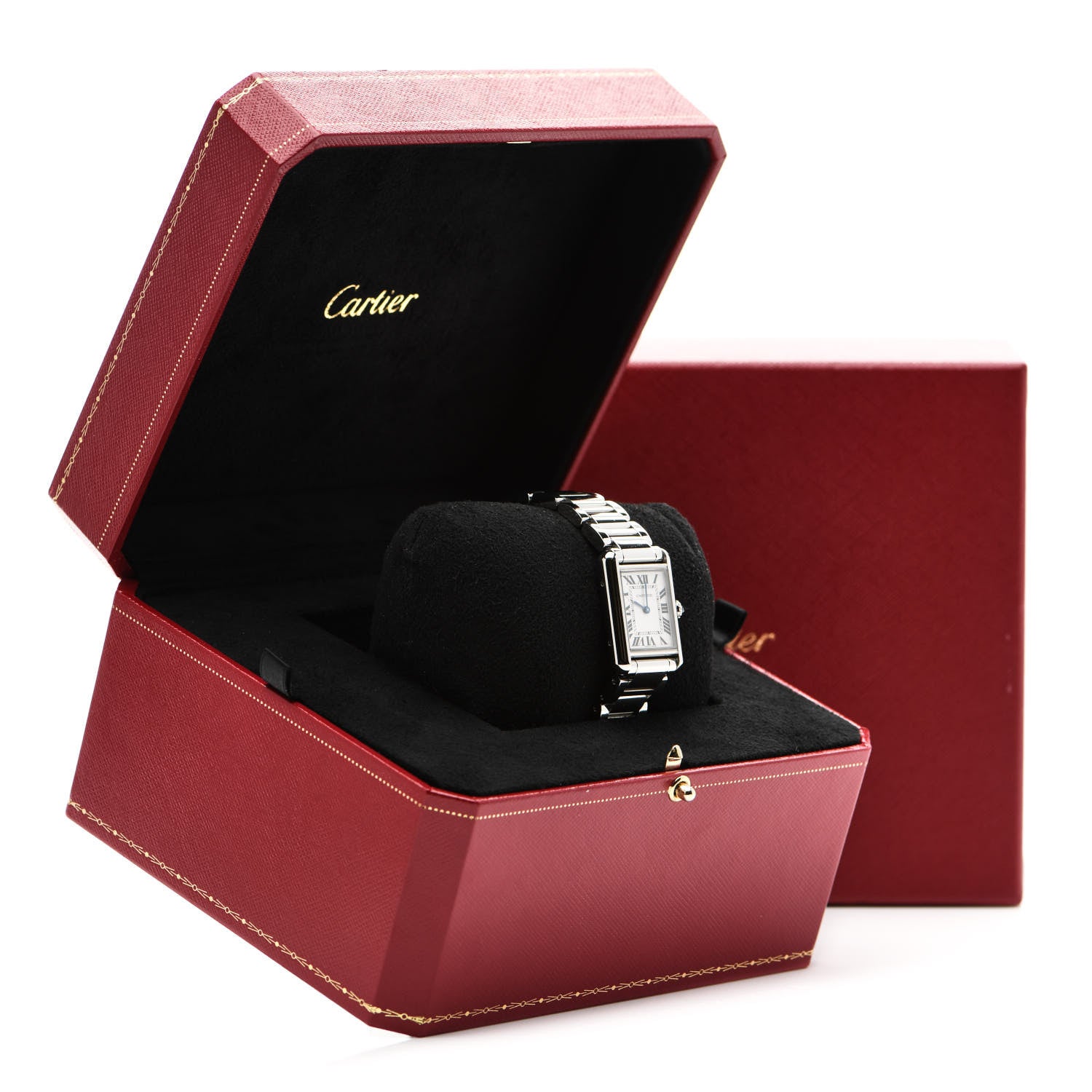 Cartier Stainless Steel 22mm Tank Must Quartz Watch 5 of 5