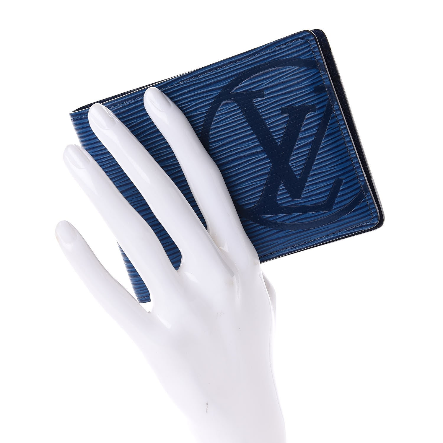 Louis Vuitton Epi Initials Multiple Wallet Cobalt 2 of 8