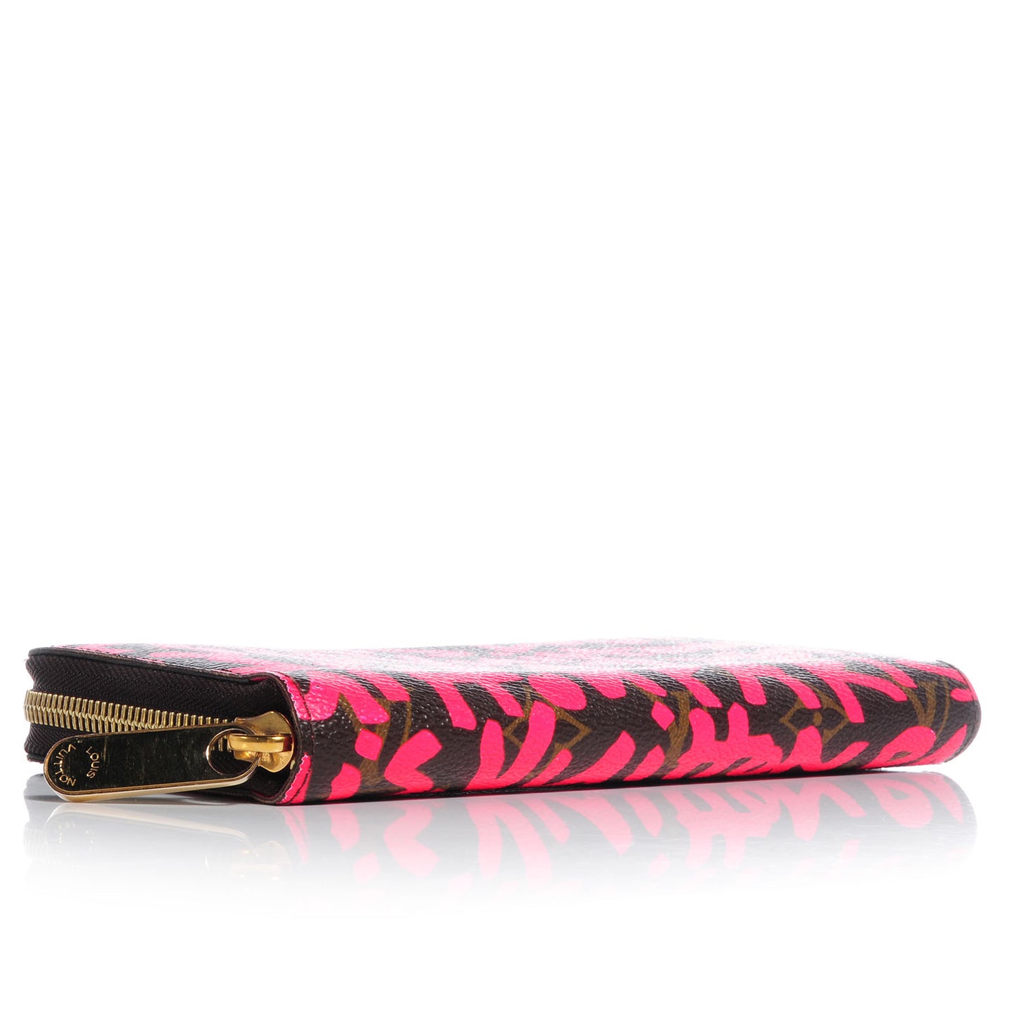 Monogram Graffiti Zippy Wallet Fuchsia