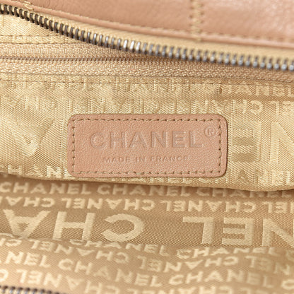 Chanel Caviar Square Stitched Tote Beige 6 of 11