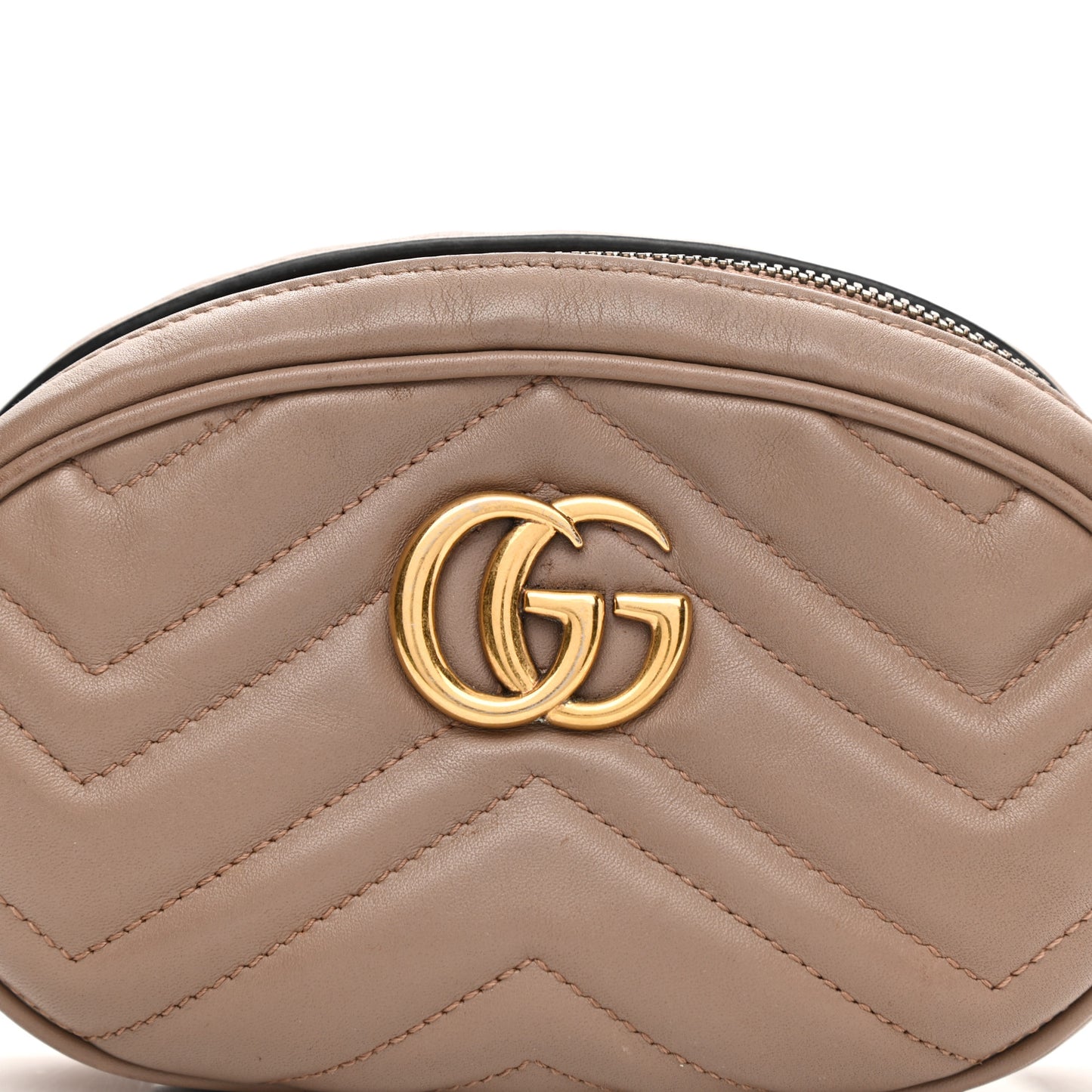 Calfskin Matelasse GG Marmont Belt Bag 85 34 Porcelain Rose