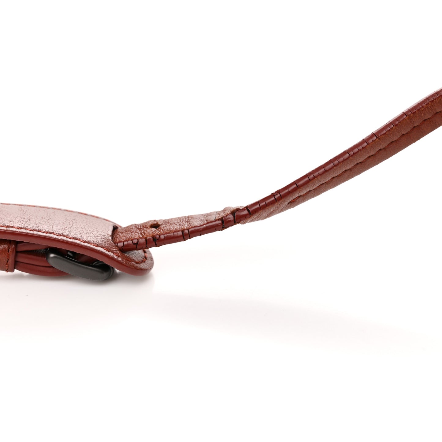 Nappa Intrecciato Nodini Crossbody Messenger Terracota