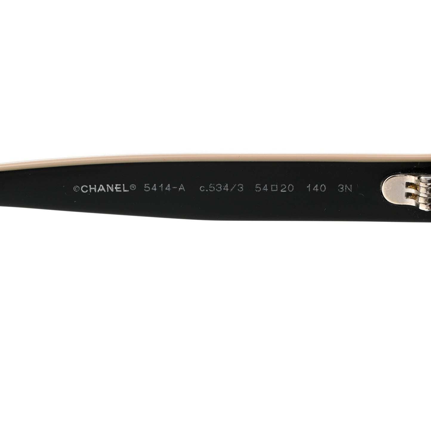 Acetate CC Butterfly Sunglasses 5414-A Black Beige