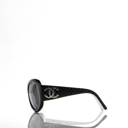 Chanel Quilted Sunglasses 34500 Black 3 of 8