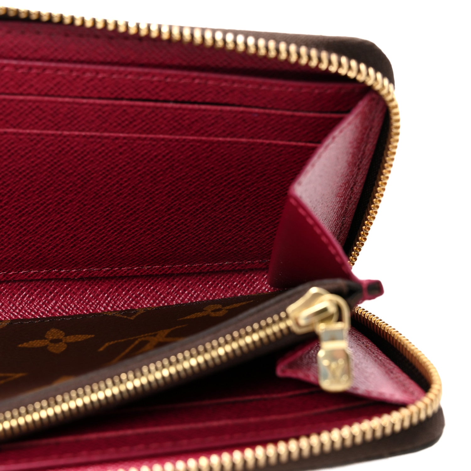Louis Vuitton Monogram Clemence Wallet Fuchsia 5 of 7