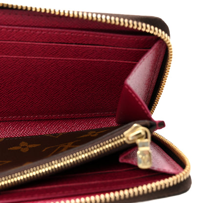 Louis Vuitton Monogram Clemence Wallet Fuchsia 5 of 7