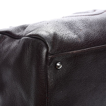 Chanel Deerskin Luxe Ligne Bowler Purple 21 of 23