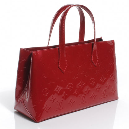 Louis Vuitton Vernis Wilshire PM Pomme D'Amour 3 of 7