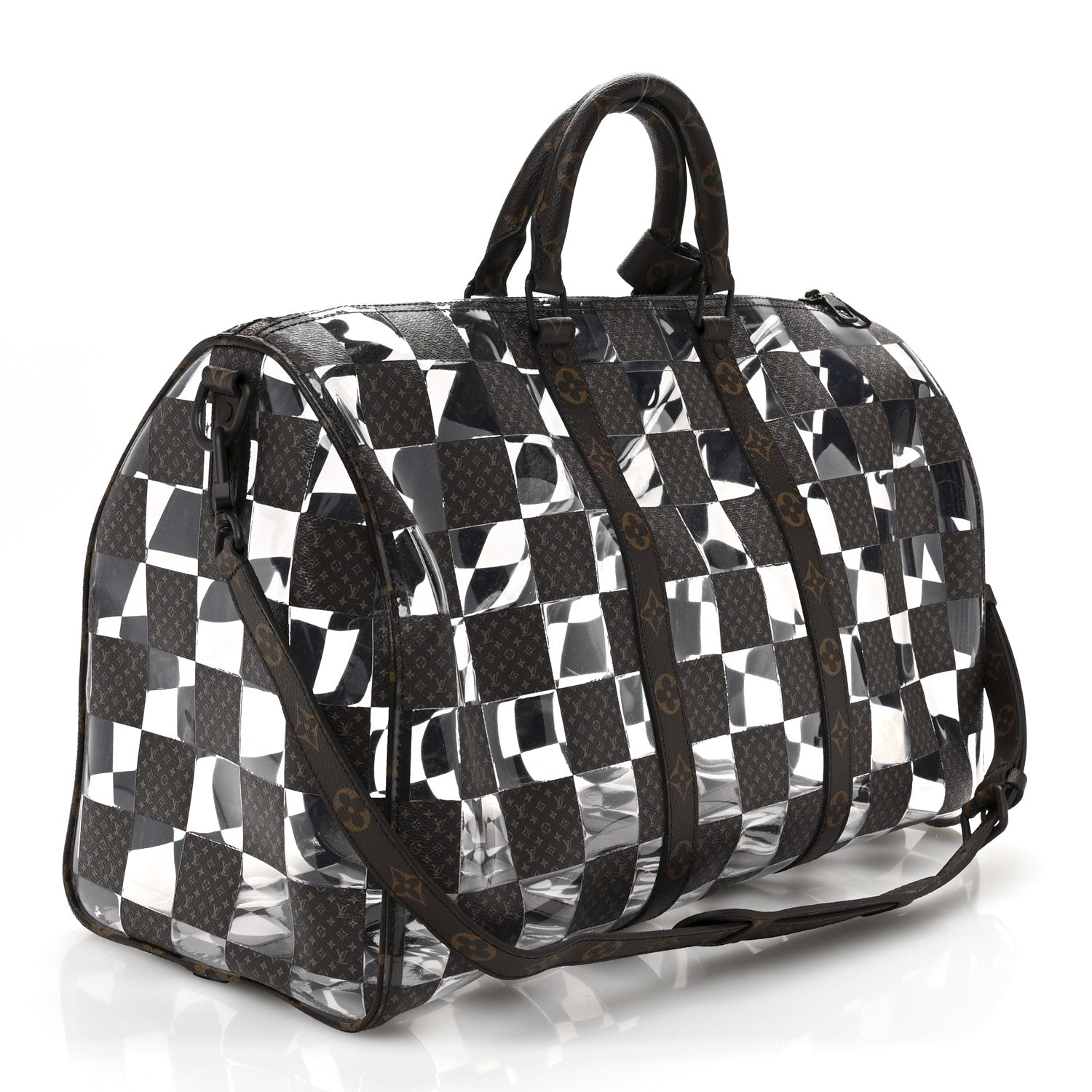 Louis Vuitton PVC Monogram Chess Keepall Bandouliere 50 2 of 8