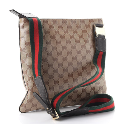 Gucci Crystal Monogram Web Crossbody Bag Brown 4 of 11