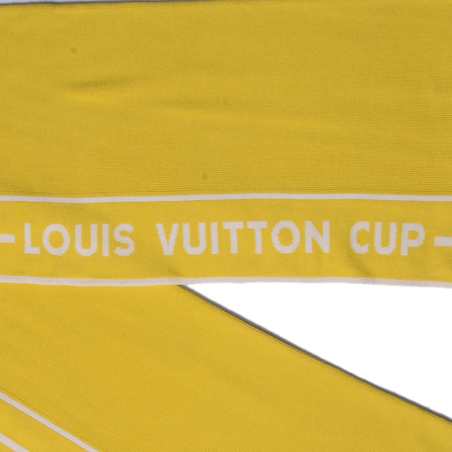 Cotton Cashmere Cup Scarf Yellow
