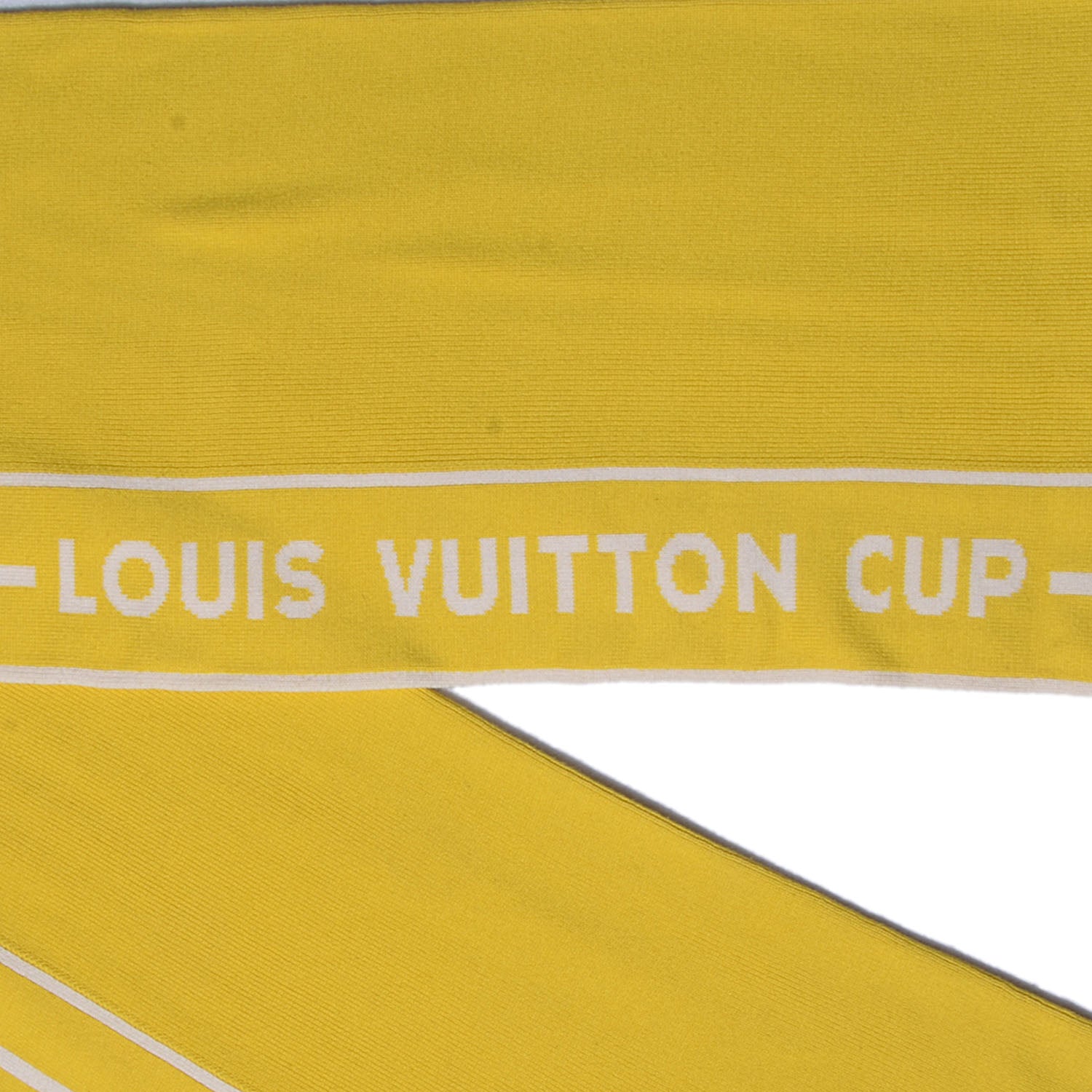 Louis Vuitton Cotton Cashmere Cup Scarf Yellow 4 of 5