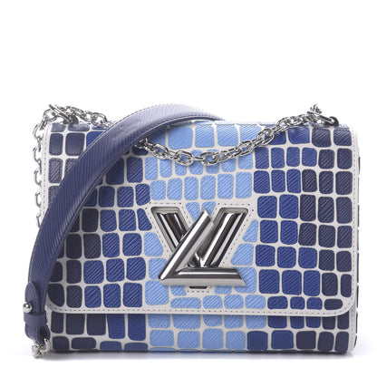 Louis Vuitton Epi Savane Twist Shoulder Bag MM Blue 1 of 9