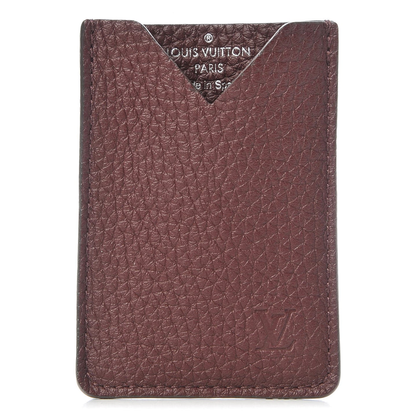 Taurillon Card Holder Bordeaux
