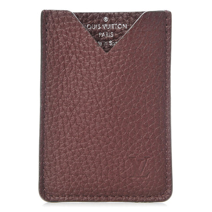 Louis Vuitton Taurillon Card Holder Bordeaux 1 of 6
