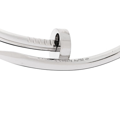 Cartier 18K White Gold Juste Un Clou Bracelet 15 4 of 5