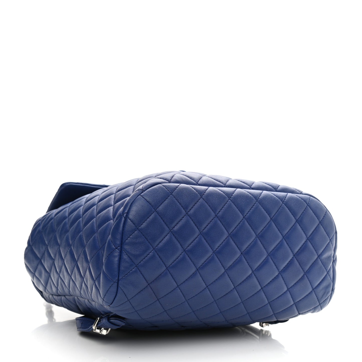 Lambskin Quilted Large Urban Spirit Backpack Blue