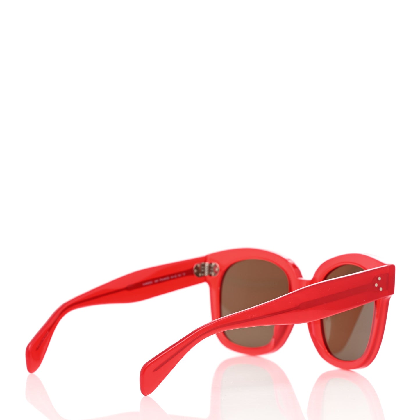 Polarized Square Sunglasses CL40002U Milky Red