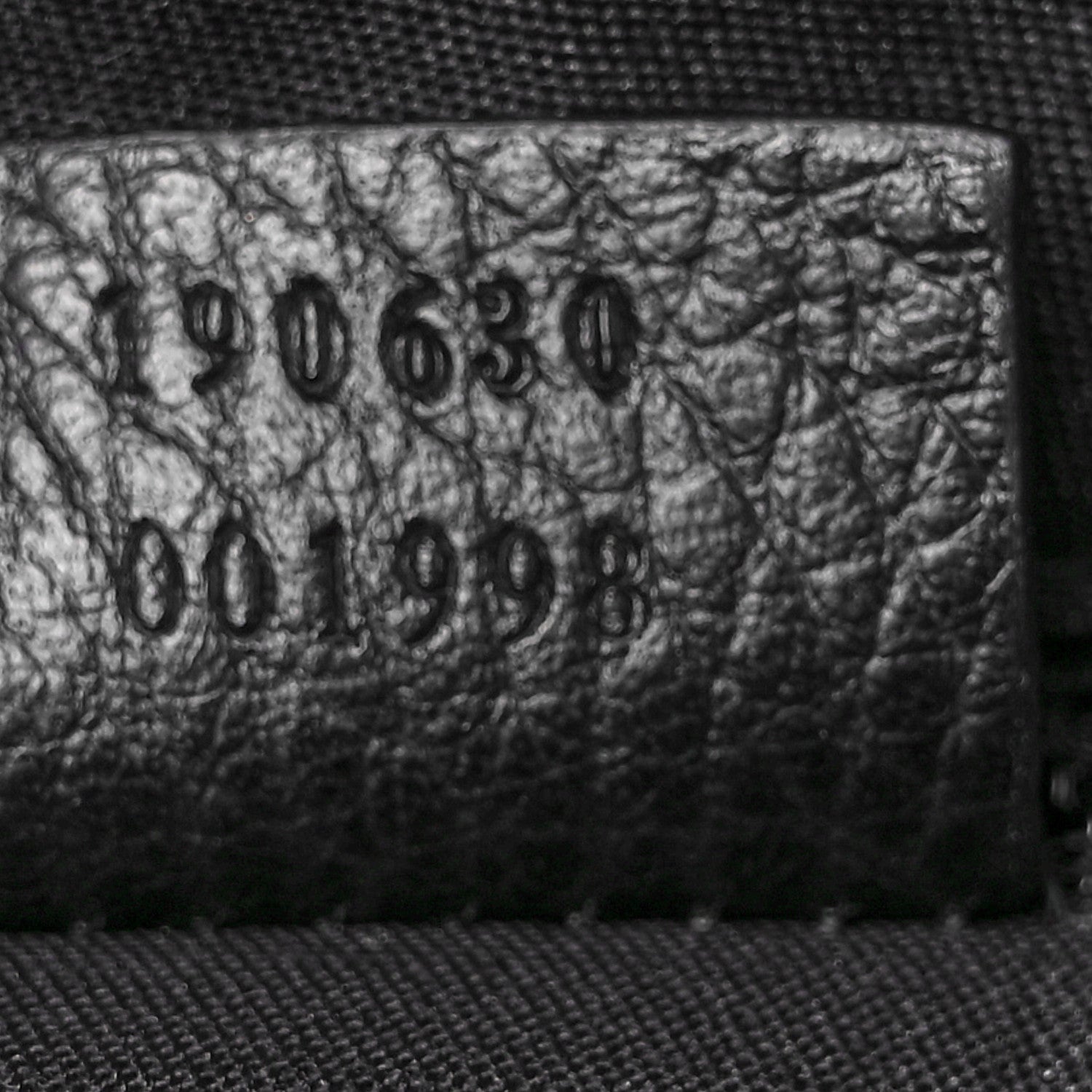 Gucci Nylon Monogram Executive Bag Black 6 of 8