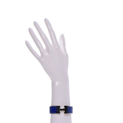 Hermes Enamel Wide Clic Clac H Bracelet PM Bleu Royal 2 of 5