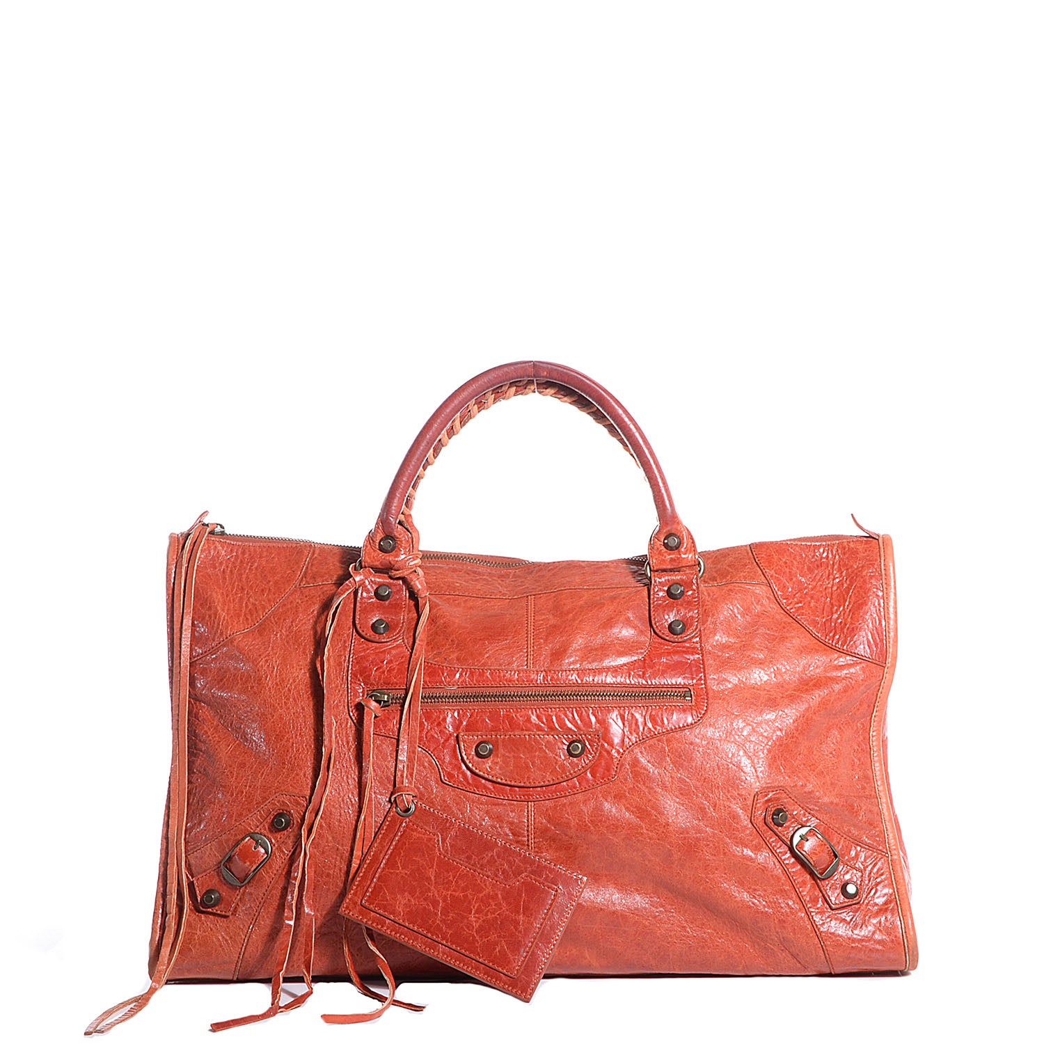 Balenciaga Chevre Classic Hardware Work Rouille 1 of 7