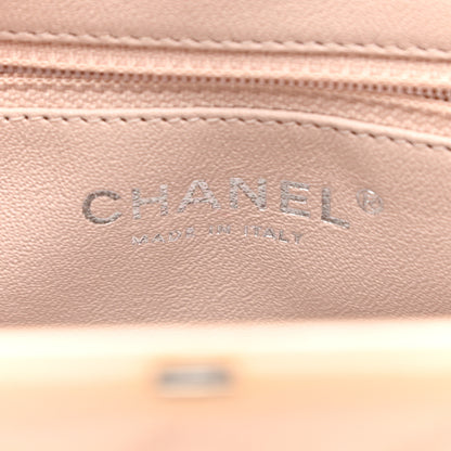 Chanel Patent Quilted Timeless Clutch Pink 5 of 6