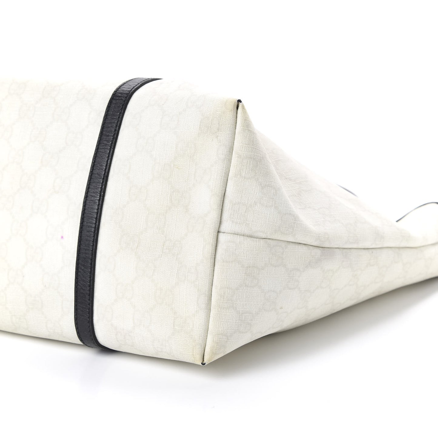 GG Plus Monogram Large Joy Tote White Black