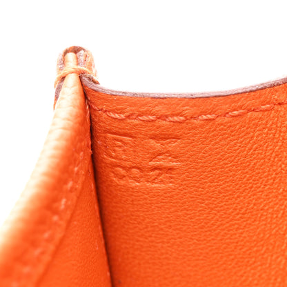 Hermes Epsom Jige Elan 29 Clutch Orange 7 of 8