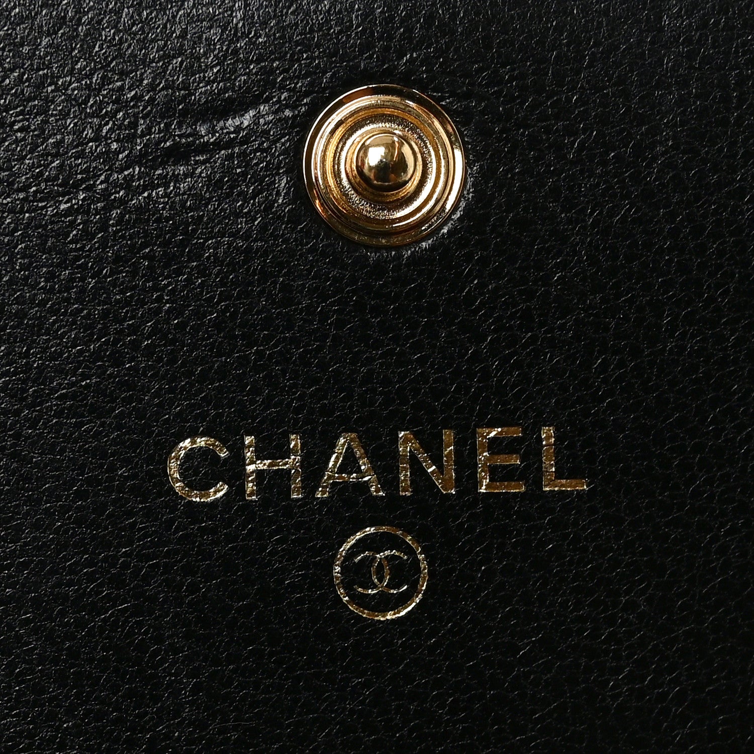 Chanel Lambskin Quilted Chanel 19 Flap Wallet Black 6 of 8