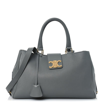Celine Supple Calfskin Medium Appoline Zinc 1 of 12