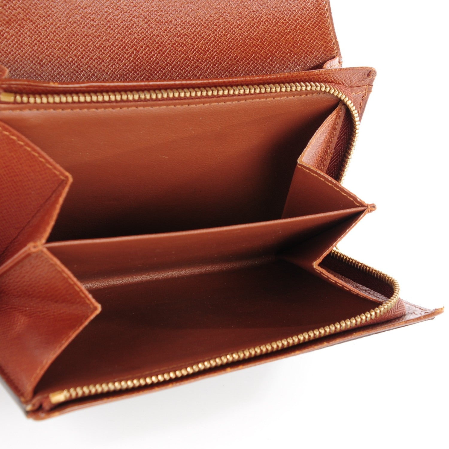 Louis Vuitton Monogram Porte-Monnaie Tresor Wallet 5 of 11