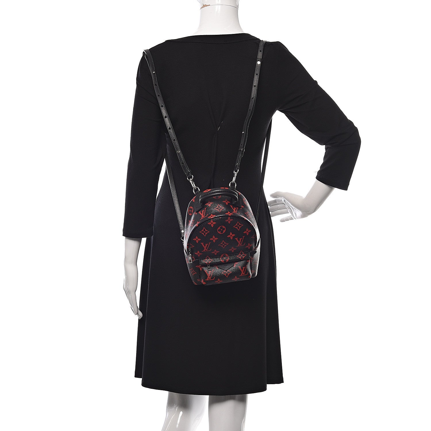 Louis Vuitton Monogram Infrarouge Palm Springs Backpack Mini 2 of 12
