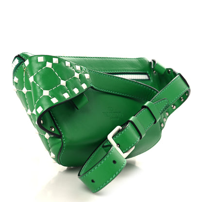 Valentino Garavani Nappa Free Rockstud Spike Belt Bag Peppermint 3 of 10
