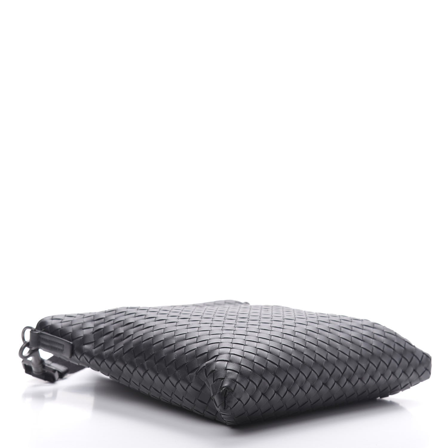 Bottega Veneta Nappa Intrecciato VN Crossbody Messenger Bag Black 4 of 10
