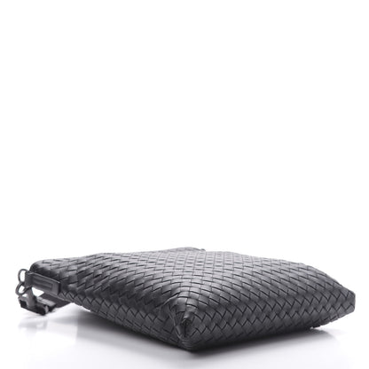 Bottega Veneta Nappa Intrecciato VN Crossbody Messenger Bag Black 4 of 10