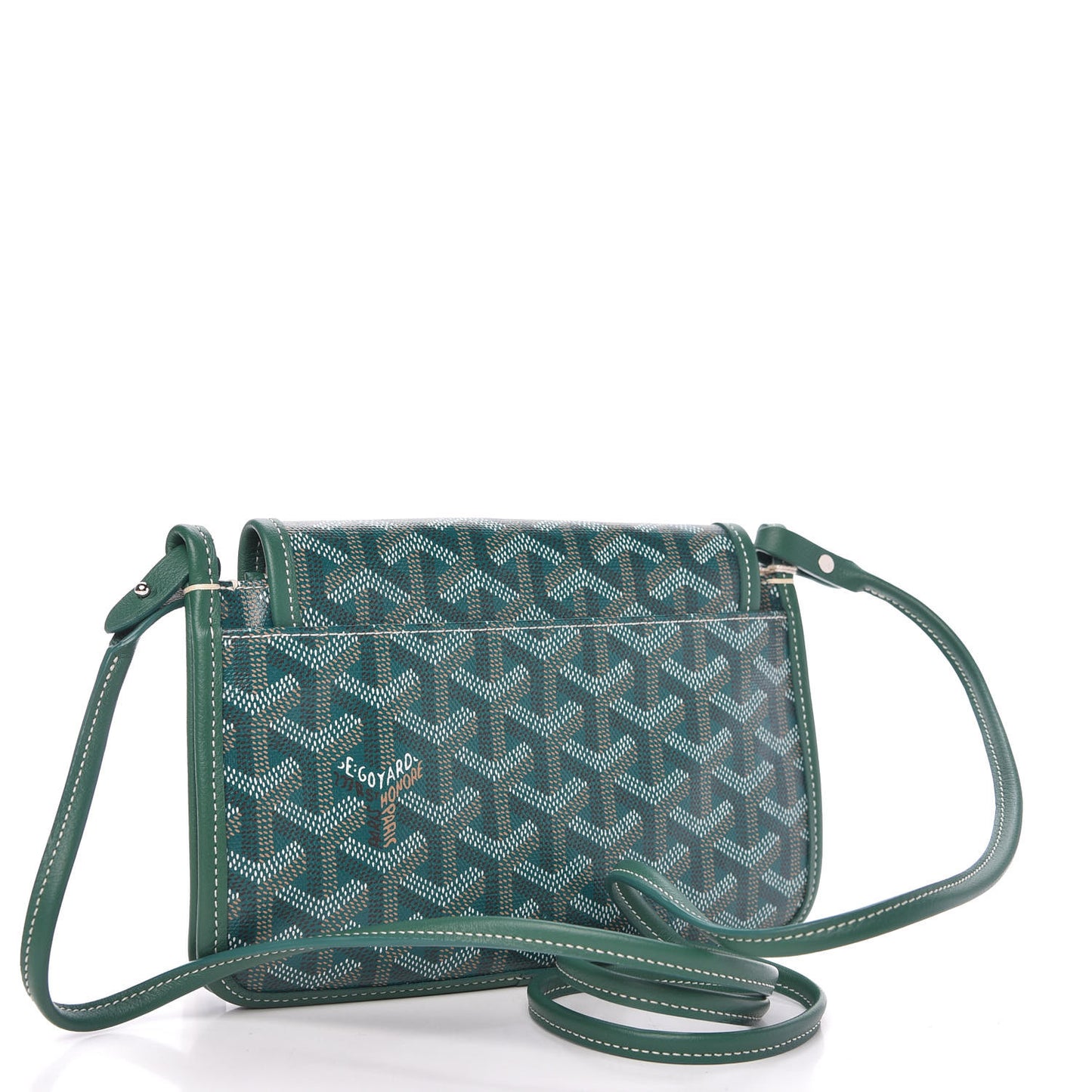 Goyardine Plumet Wallet Clutch Green