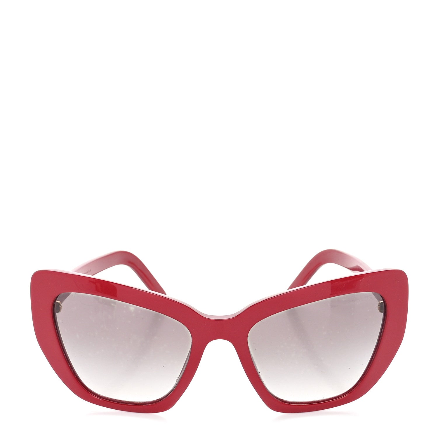 Prada Cat Eye Sunglasses SPR 08V Red 2 of 7
